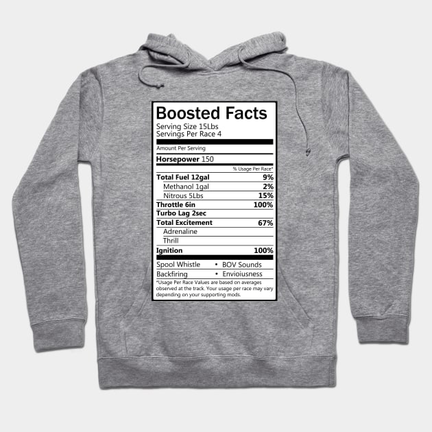 Boosted Facts Hoodie by hoddynoddy